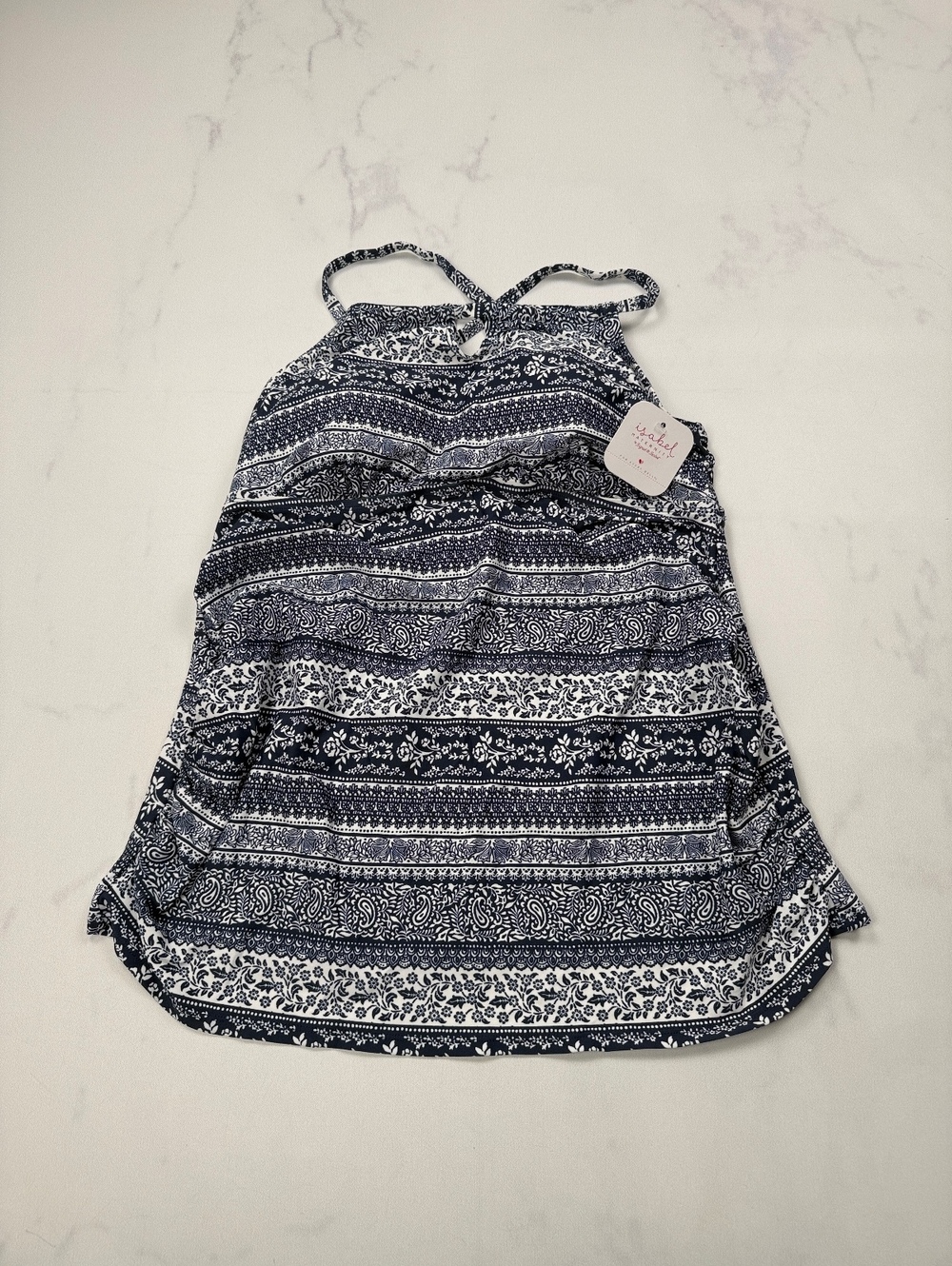 Isabel Maternity Printed Camisole Navy Modern Feminine - Womens L